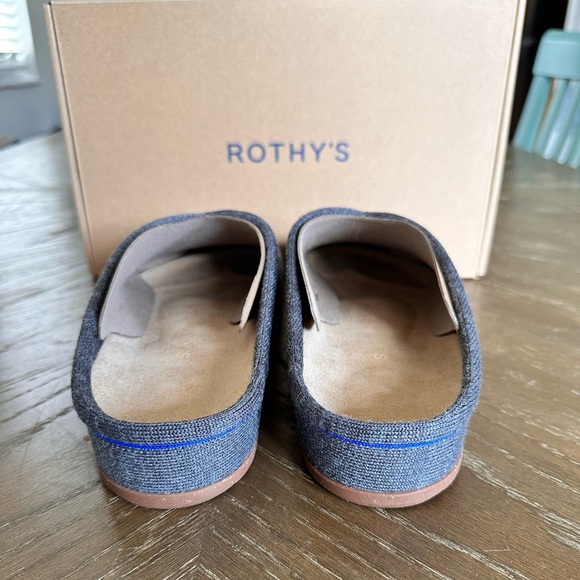 Rothys The Casual Clog Mountain Grey Size 9 - Picture 3 of 6